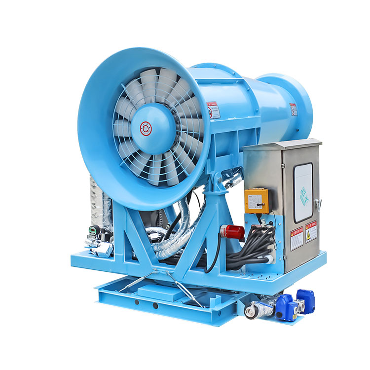 除塵霧炮機的工作原理是什么？