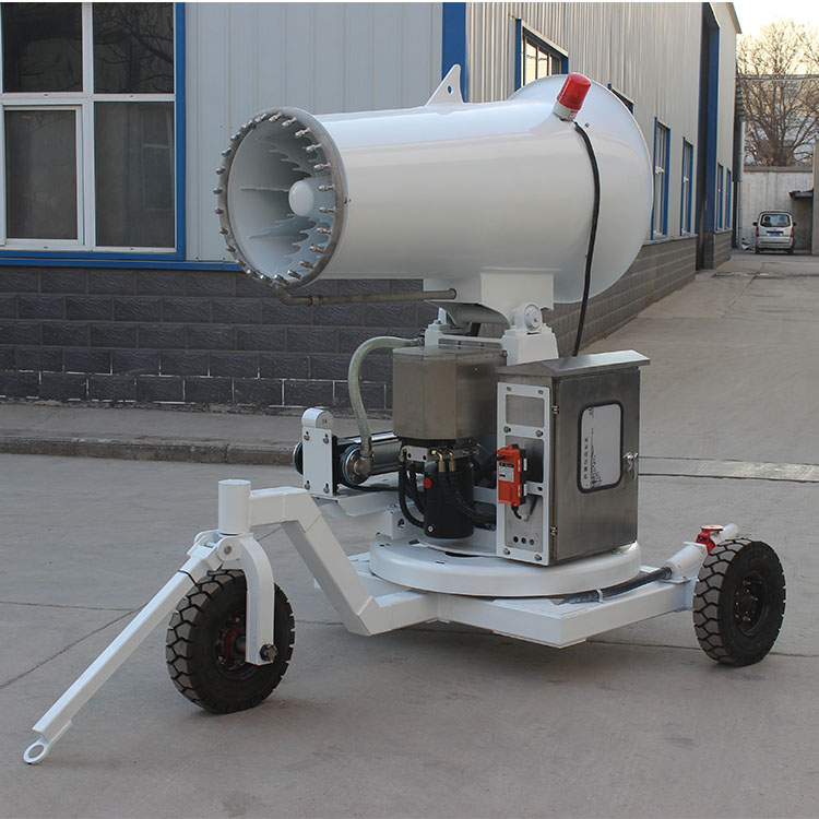 移動式霧炮機除塵原理是什么？