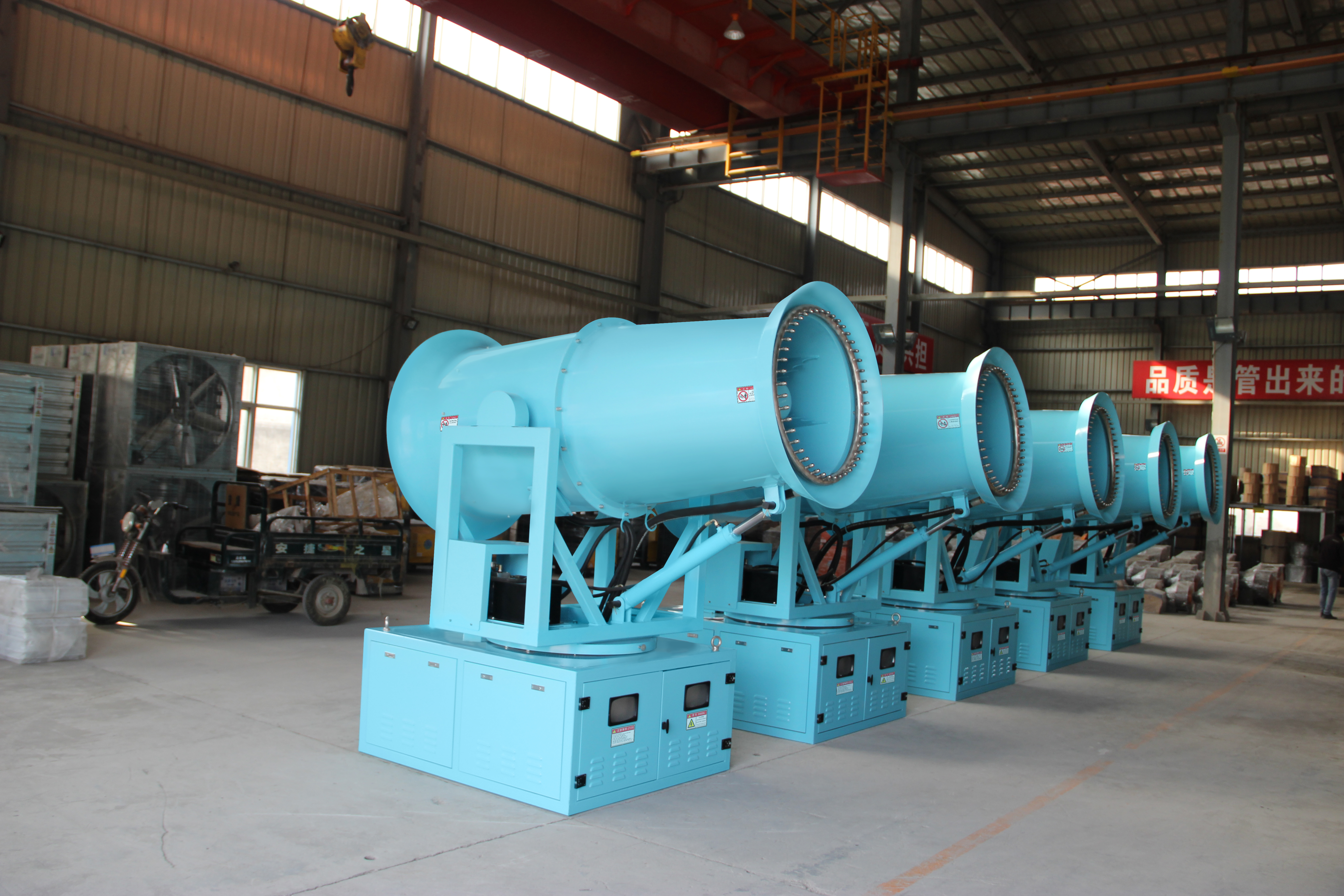 車載全自動霧炮機(jī)的電控箱有什么作用？