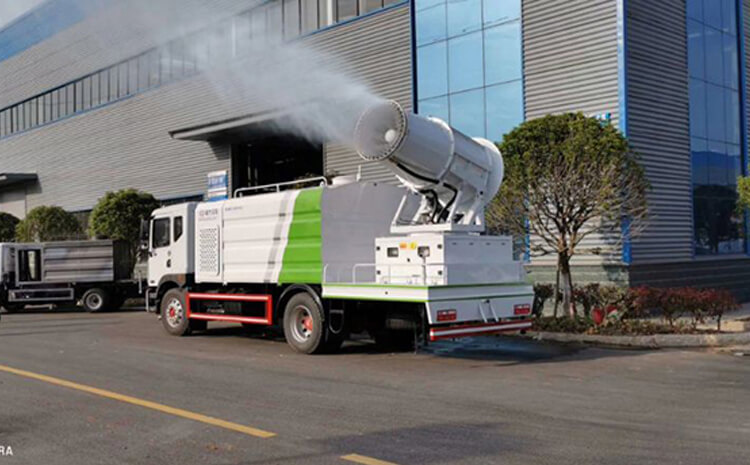 建筑垃圾破碎站可以使用車載式霧炮機嗎 建筑垃圾破碎站可以使用車載式霧炮機嗎