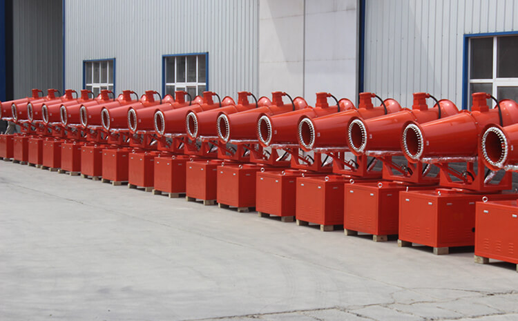 土方工程使用哪種型號的霧炮機設備？