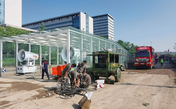 霧炮機(jī)設(shè)備水路系統(tǒng)的材質(zhì)是什么呢？