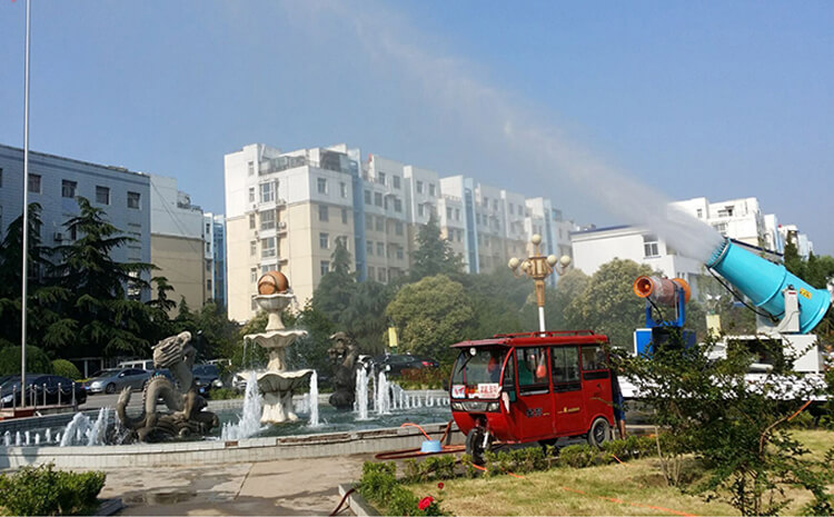 降塵霧炮機為什么會被廣泛應用？霧化原理是什么？