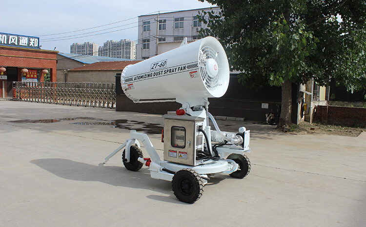 車載式霧炮機如何快速有效的減少空氣中粉塵？