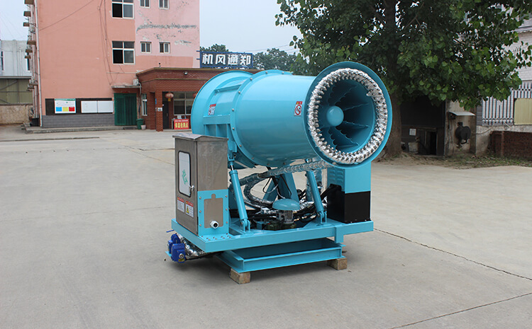 除塵霧炮機的風機有什么作用？