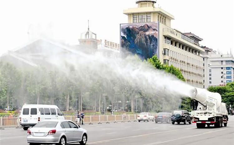 50米車載式霧炮機有哪些功效？