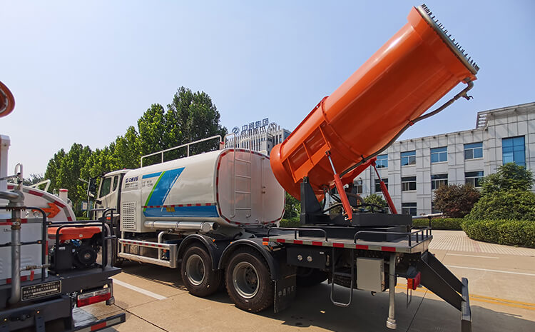 環保除塵霧炮機的風機和水泵都有什么作用？