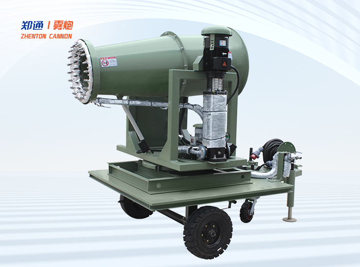 智能霧炮機是如何自動操控使用的？