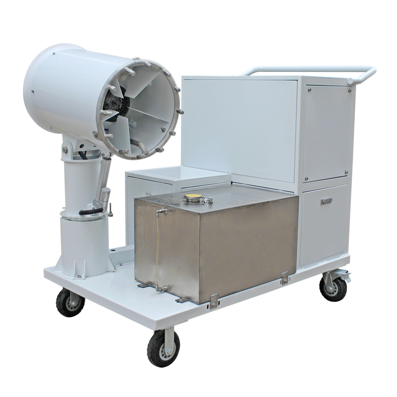 夏日來臨，戶外氣溫既高溫又塵土飛揚(yáng)，不用擔(dān)心車載式霧炮機(jī)來幫忙！